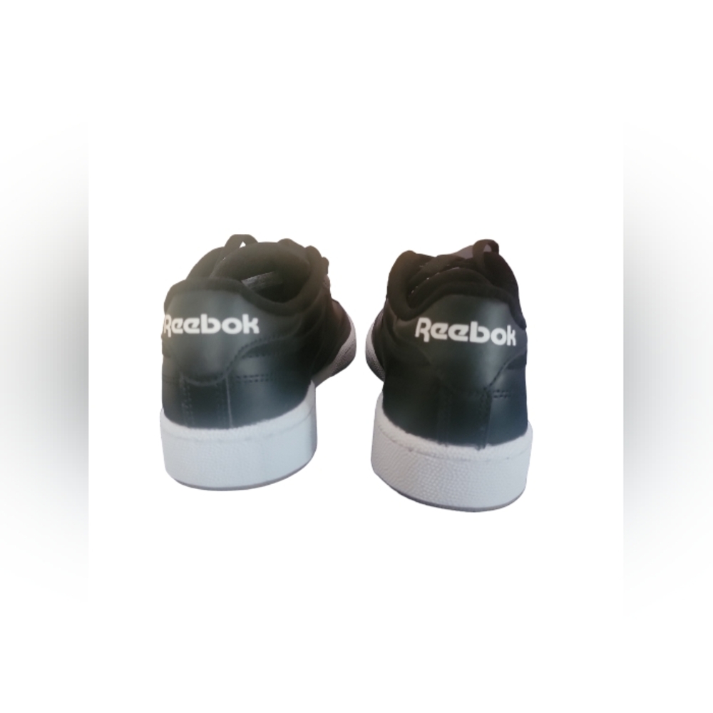 REEBOK Classic CLUB C 85 TRAINERS BLACK/WHITE Size 7.5 - Picture 4 of 5